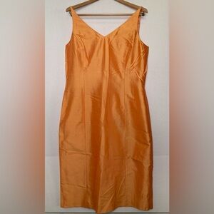 Ann Taylor GUC Size 14 Silk Shantung Dress